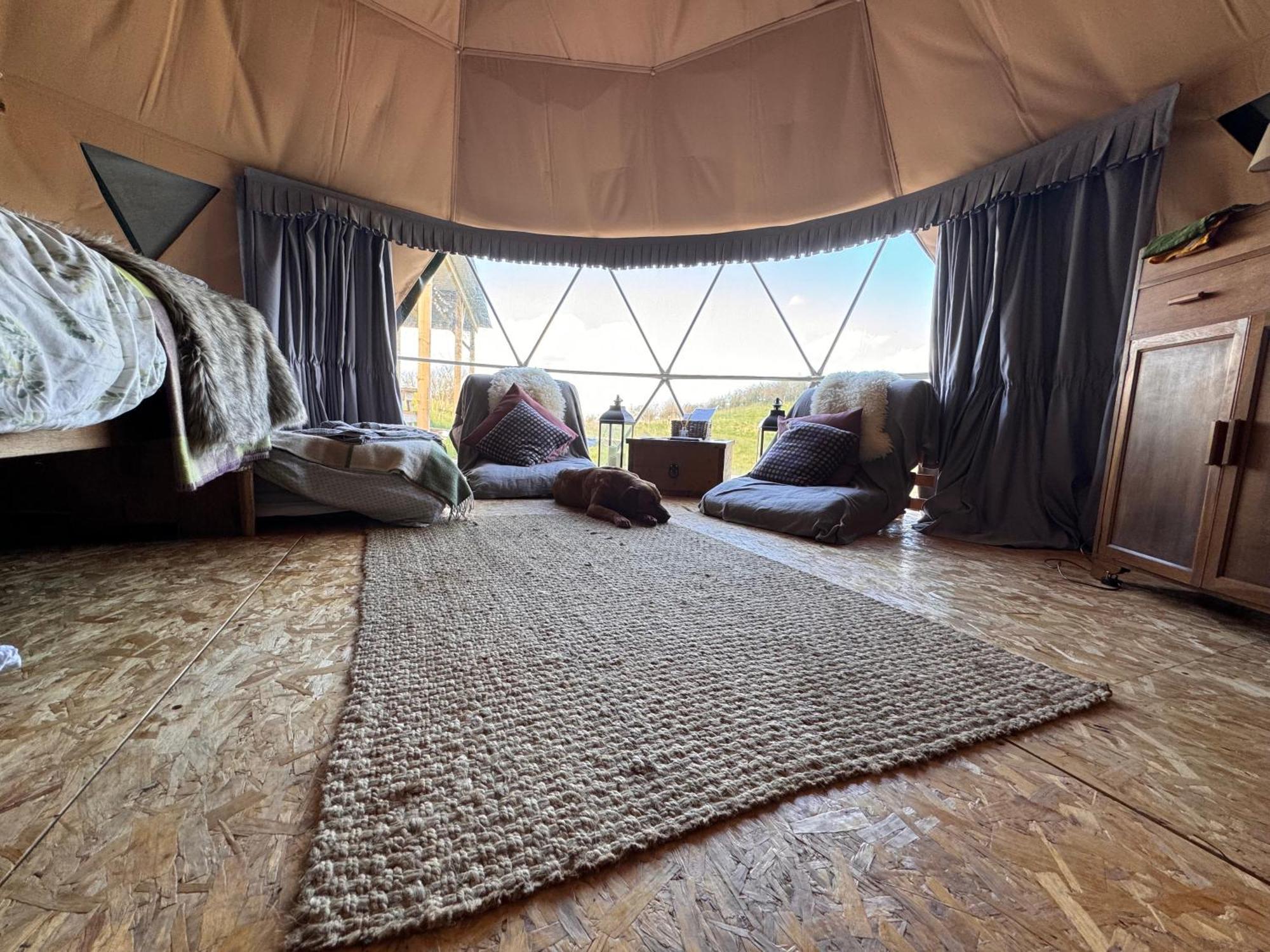 Geodesic Dome Glamping Hotel Llanidloes Exterior foto