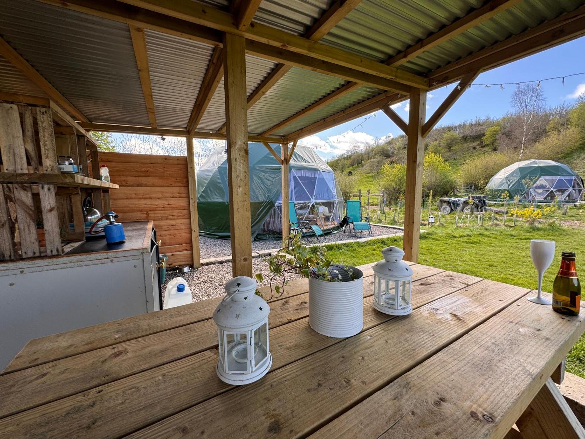 Geodesic Dome Glamping Hotel Llanidloes Exterior foto