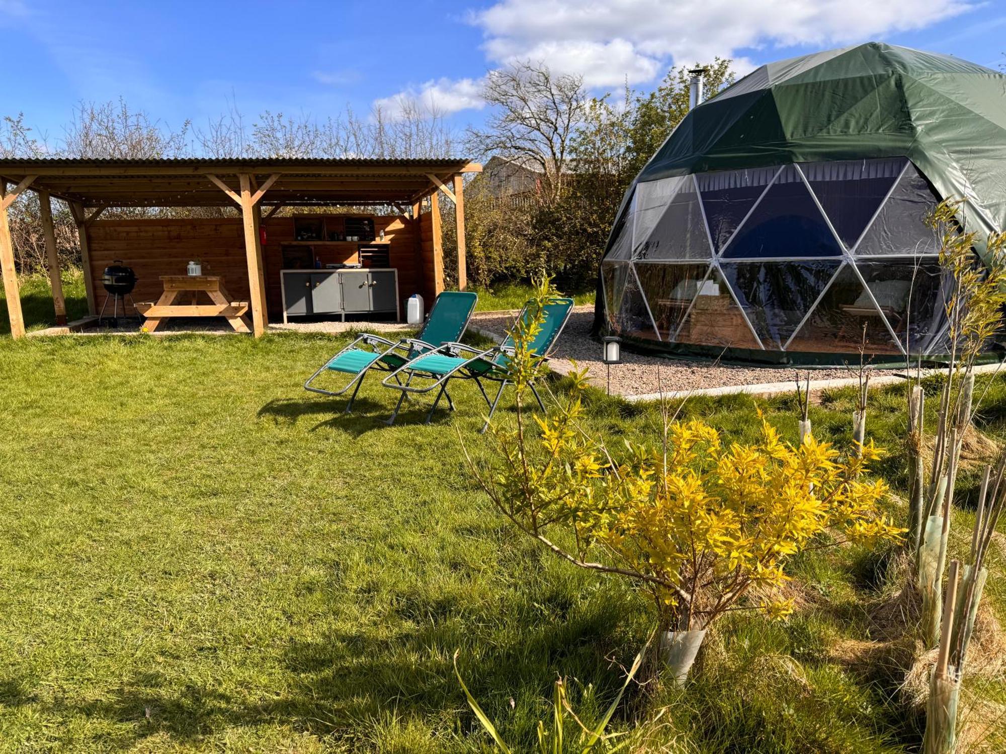Geodesic Dome Glamping Hotel Llanidloes Exterior foto